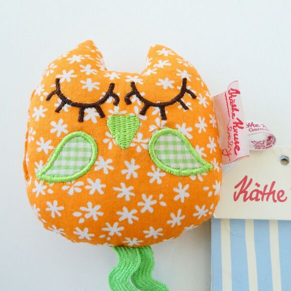 NEW Käthe Kruse Shaking Owl Plush Toy Germany with Tag Stuffed Animal - Picture 2 of 6